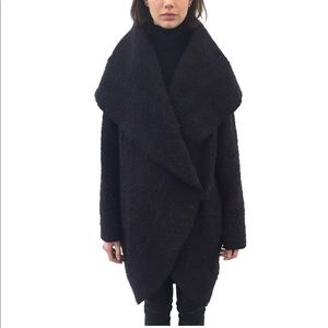 Zac Posen alpaca wool cocoon coat